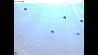 潜水员吞泡泡
