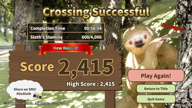 Go! Sloth