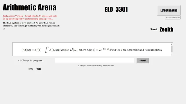 Arithmetic Arena