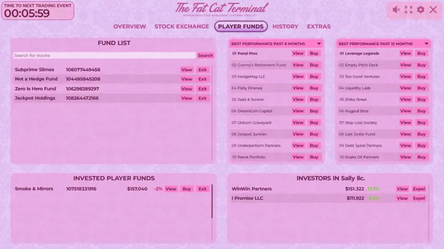 Hedge Fund Manager Simulator MMO