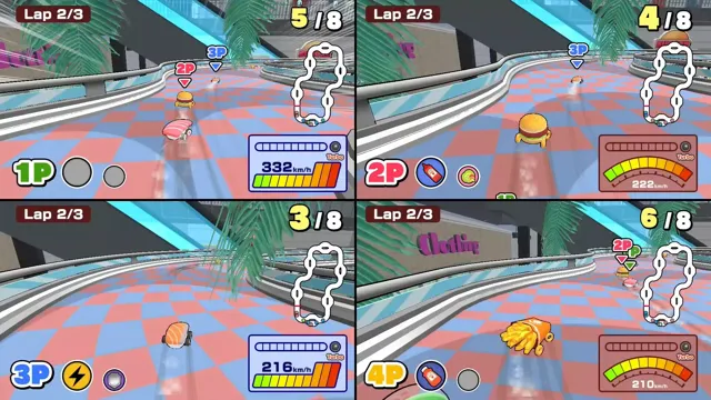 SUSHI vs BURGER Race