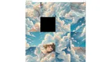 The girl in the clouds